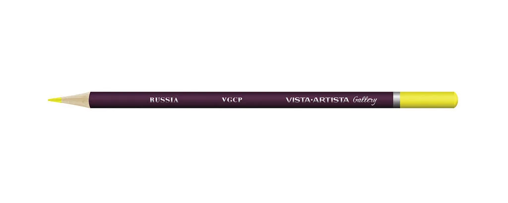 Карандаш цветной художественный  VISTA-ARTISTA  "Gallery" 220 Кадмиевый желтый светлый