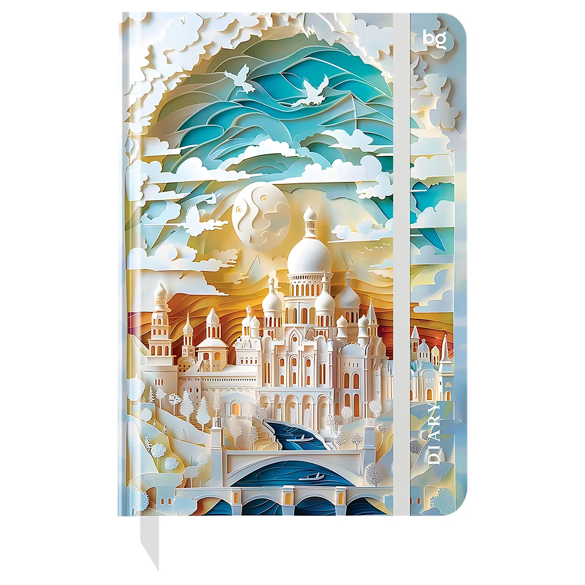 Ежедневник недатированный А5, 136л., 7БЦ BG "Paper Art. Istanbul", матовая ламинация, выборочный лак