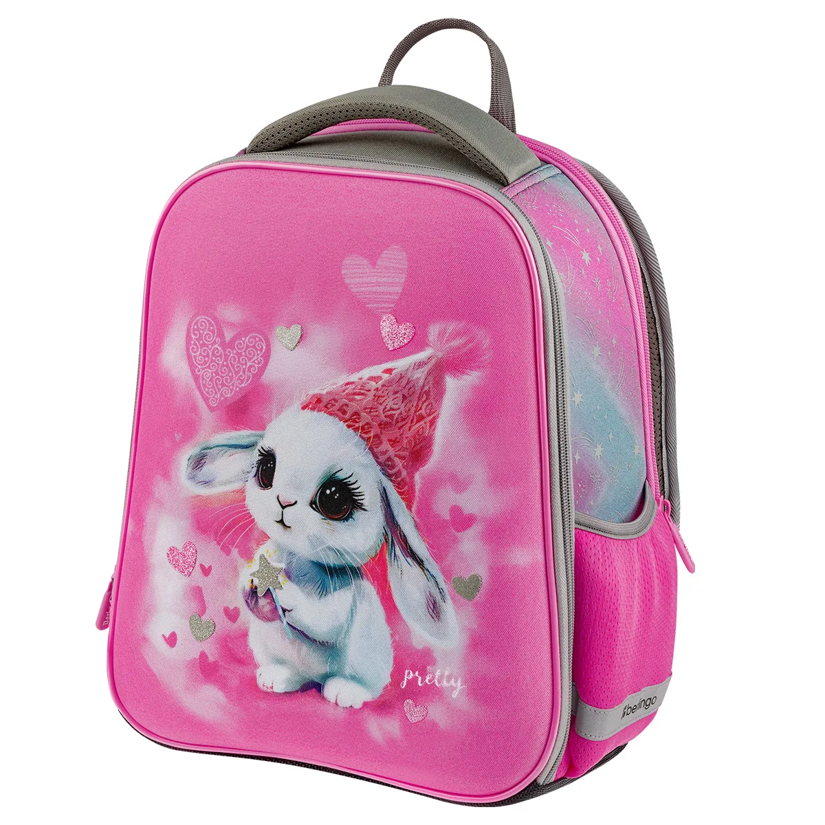 Ранец Berlingo Expert Mini "Dreamy Bunny" 36*27*14см, 2 отделения, 2 кармана, анатомическая спинка