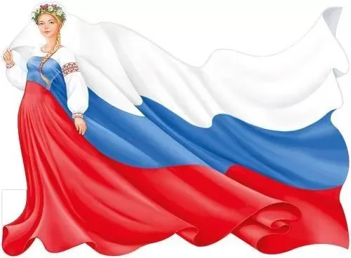 Плакат фигурный 44*60см "Девушка в венке"