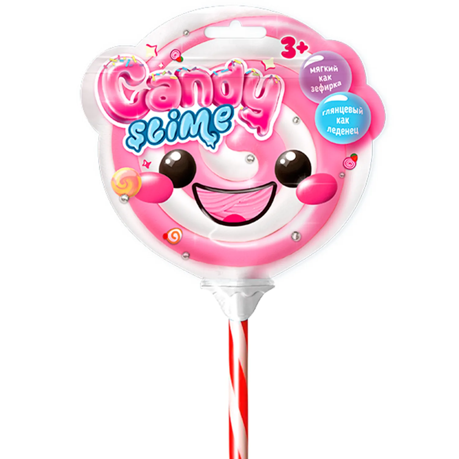 Слайм 100гр "Candy Slime" розовый отгрузка от 0˚C до -20˚C