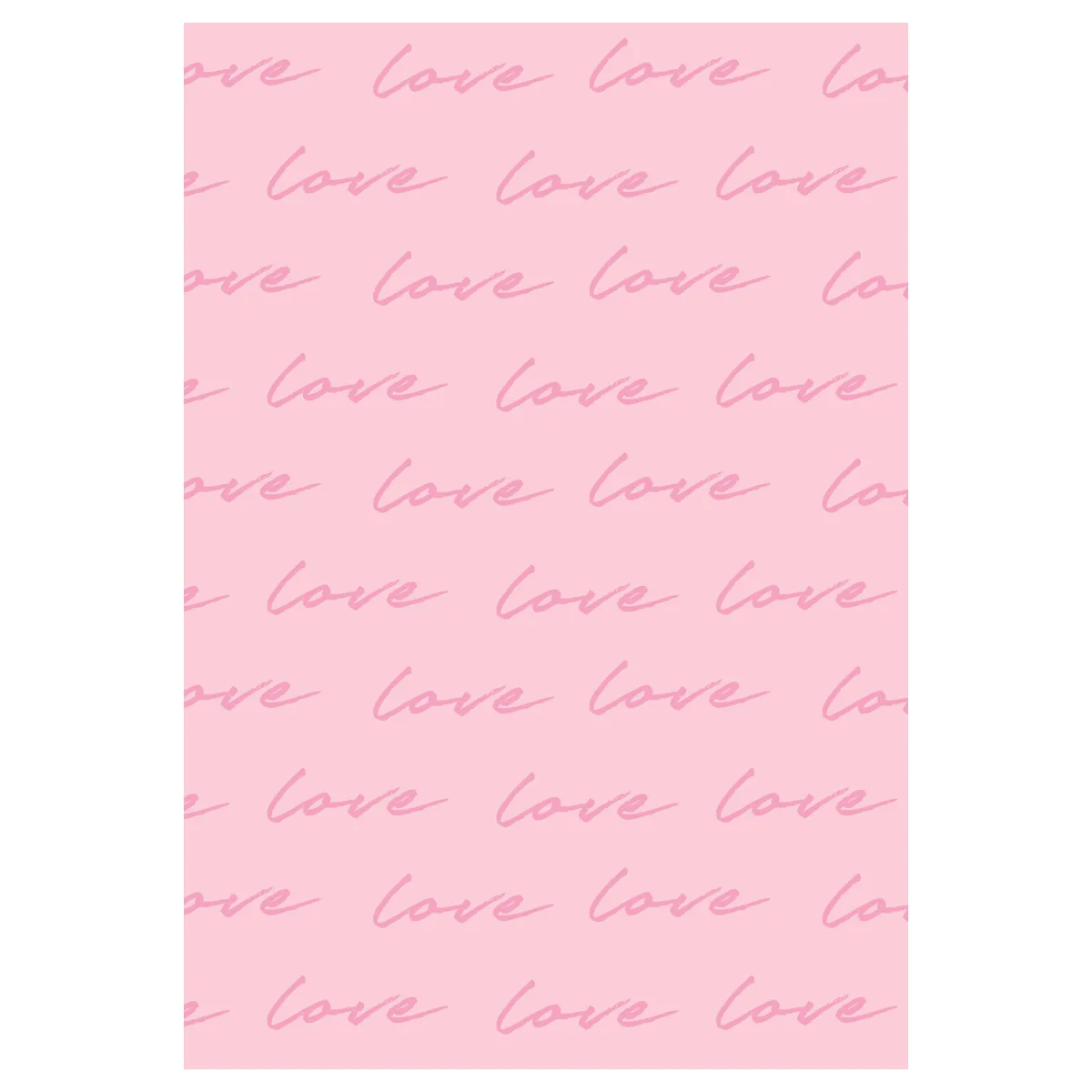 Упаковочная бумага глянц. 70*100см, MESHU "Love pattern", 80г/м2