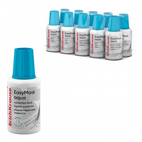 Корректирующая жидкость ЕК 20мл. EasyMask Aqua на водной основе