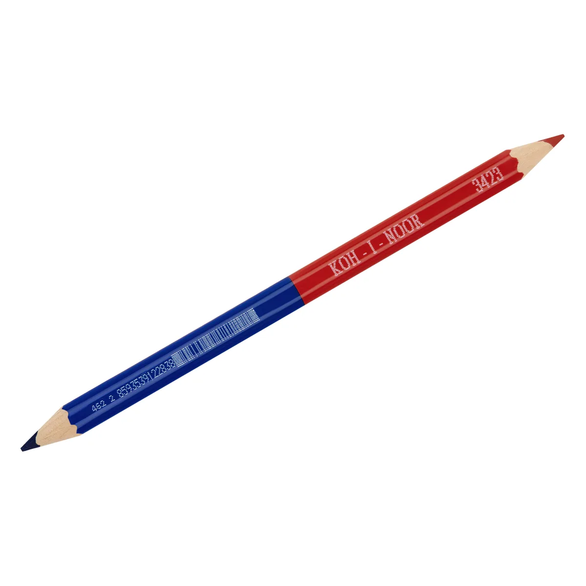 Карандаш двухсторонний Koh-I-Noor "3423", синий-красный, корпус синий-красный