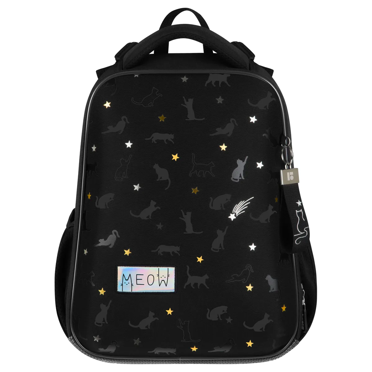 Ранец Berlingo Expert "MEOW Galaxy" 38*29*16см, 2 отделения, 2 кармана, анатомическая спинка