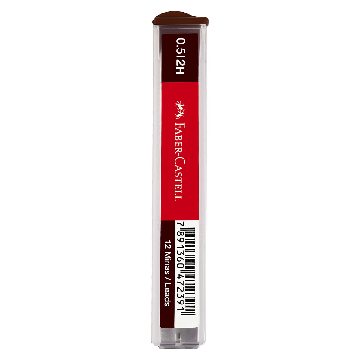 Грифели для механических карандашей Faber-Castell "Polymer", 12шт., 0,5мм, 2H
