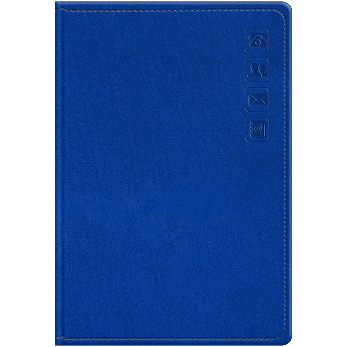 Телефонная книга А5, 80л., кожзам, BG "Победитель. Ярко-синий", с вырубкой