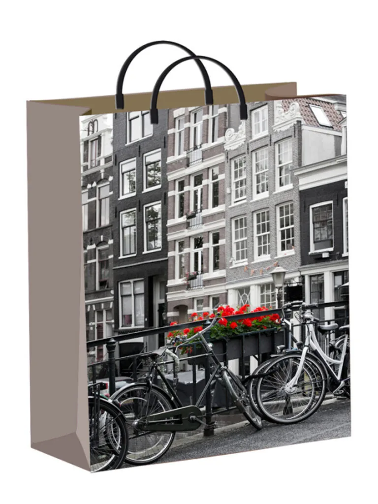 Пакет 40*30см (140мк) с пластиковой ручкой "Голландия" мягкий пластик