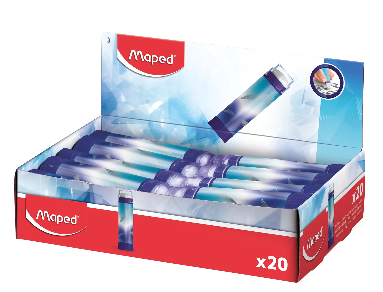 Ластик - карандаш MAPED выдвижной "Arctic"