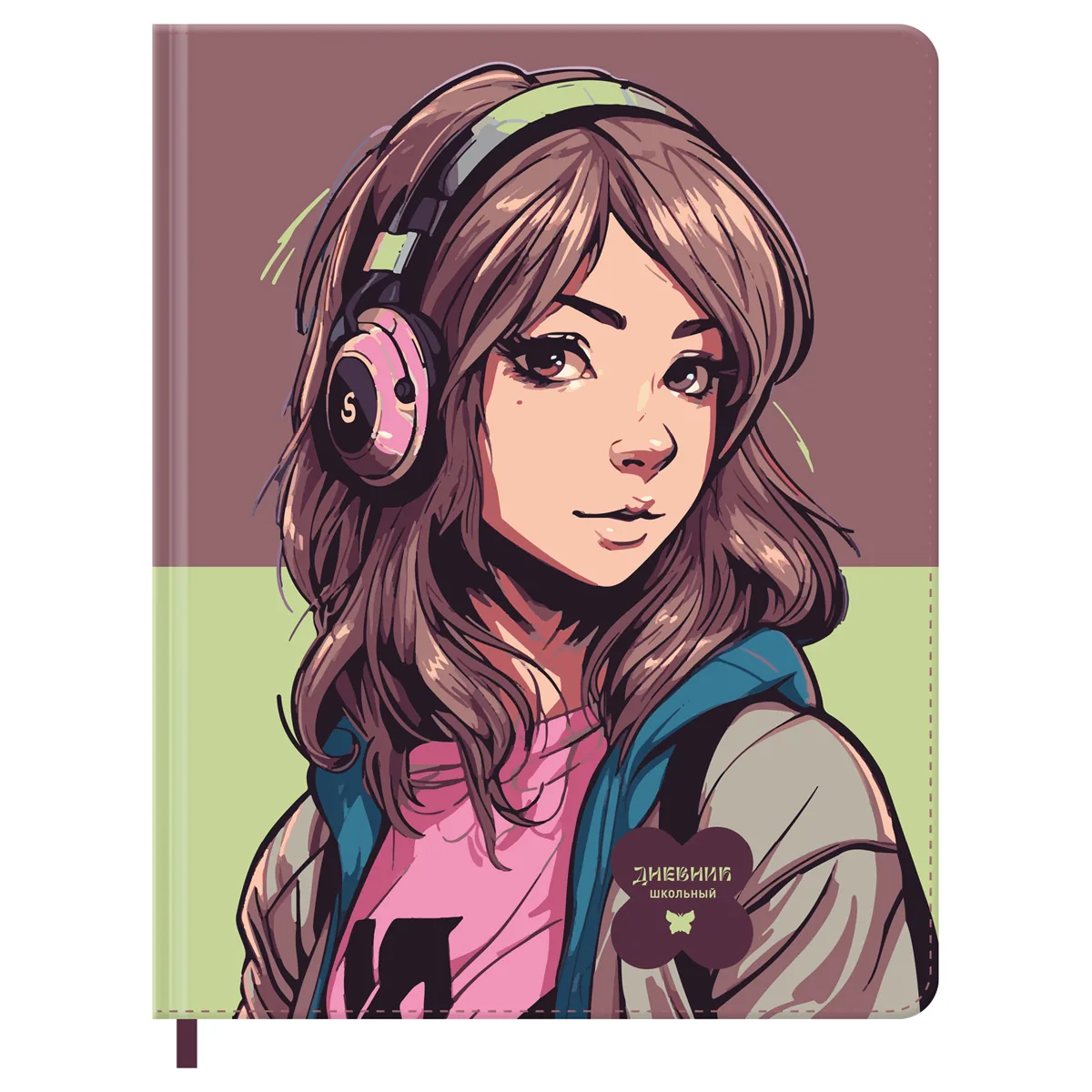 Дневник 1-11 кл. 48л. (твердый) BG "Музыка", иск.кожа, печать, ляссе