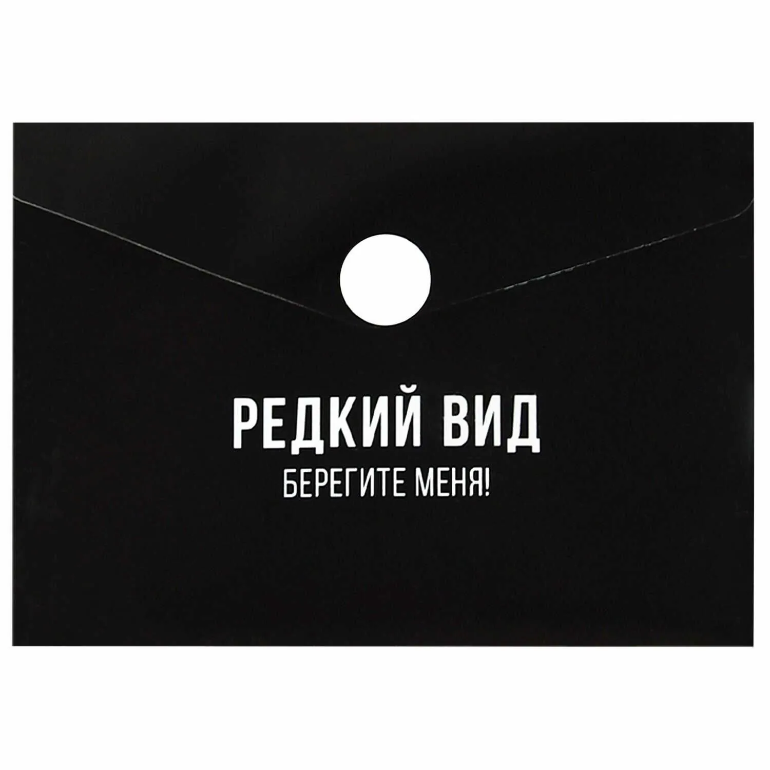 Конверт на кнопке  с рисунком 105*74мм, Фразы с характером