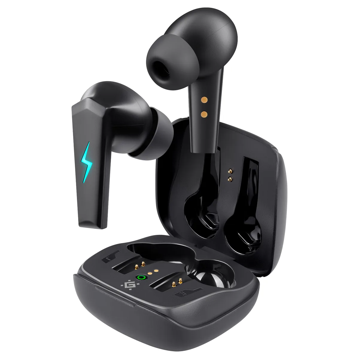 Наушники с микрофоном беспроводные Defender CyberDots 280, Bluetooth, разъем Type-C, черный