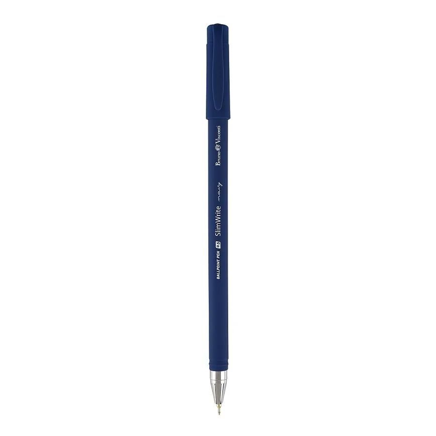 Ручка шар. BV "SlimWrite. Navy" 0,5мм, синяя