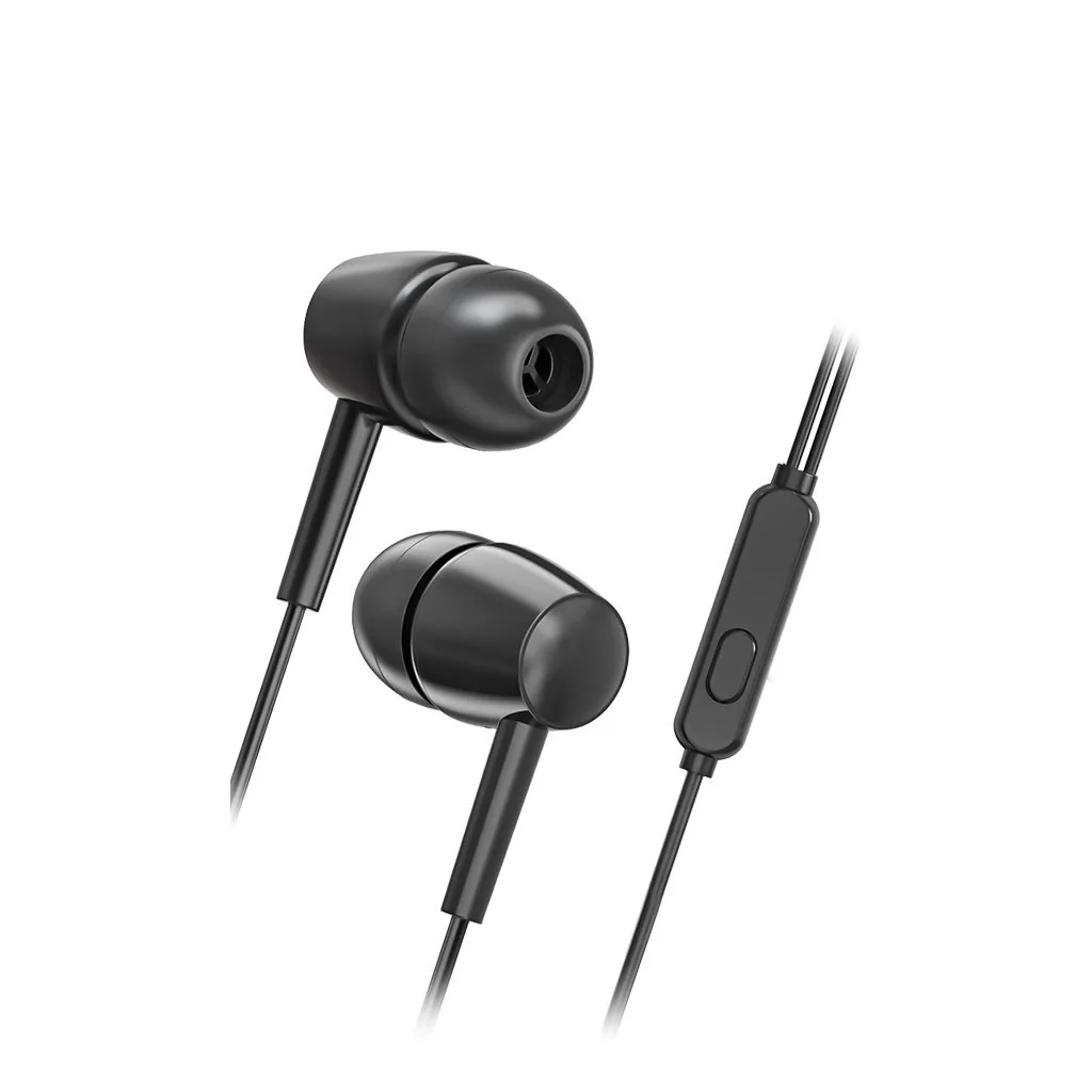 Гарнитура внутриканальная Smartbuy S5, черная, микрофон, пульт