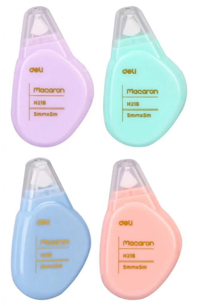 Корректирующая лента Deli Macaron 5мм*5м, ассорти