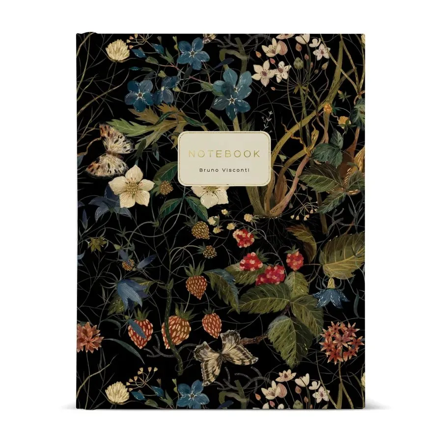 Тетрадь  А5  80л кл. на кольцах BV "Flora. Лесные ягоды" БЕЗ ПОЛЕЙ