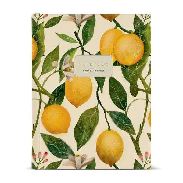 Тетрадь  А5  80л кл. на кольцах BV "Flora. Paradise. Lemons" БЕЗ ПОЛЕЙ