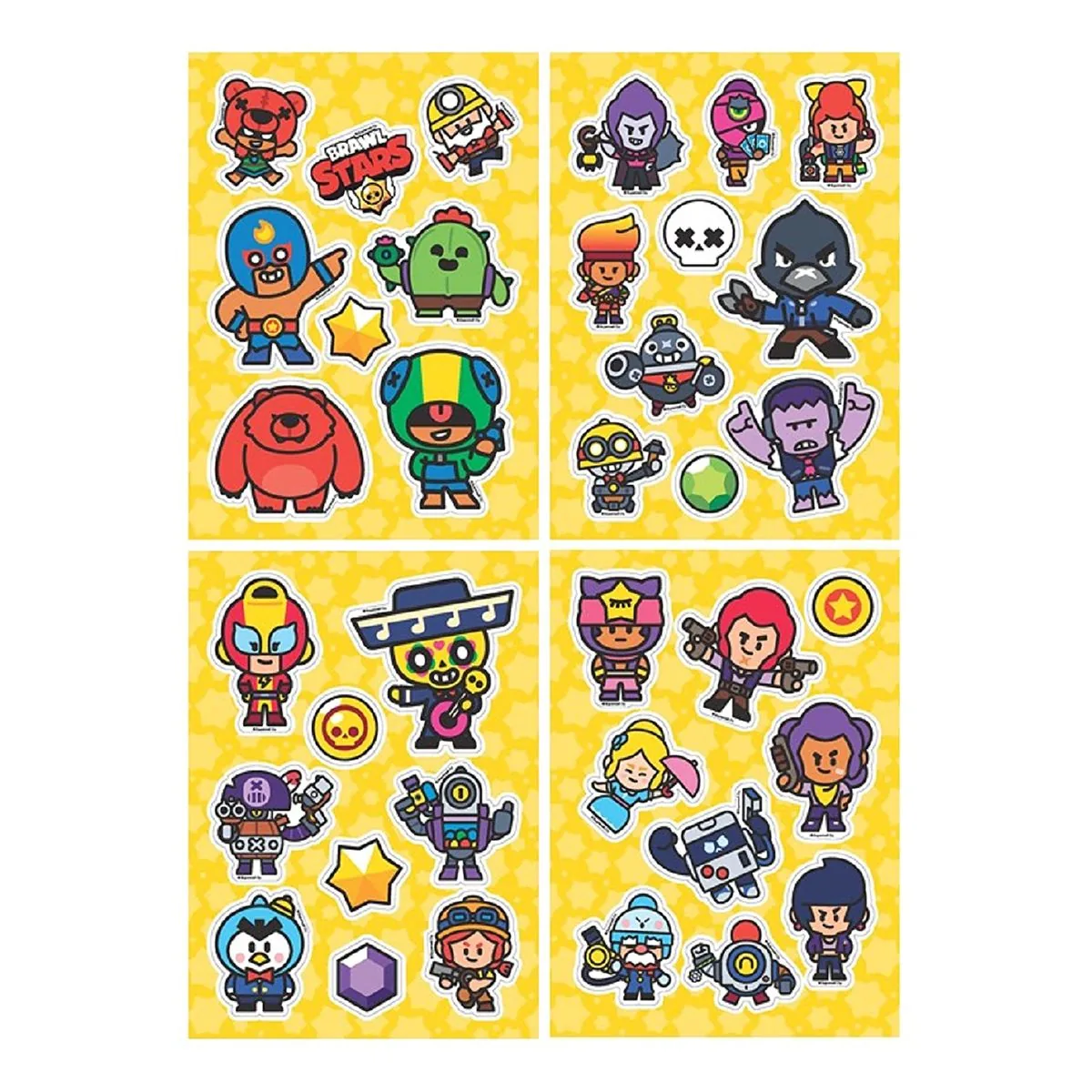 Набор наклеек А5 4л  "Brawl Stars"