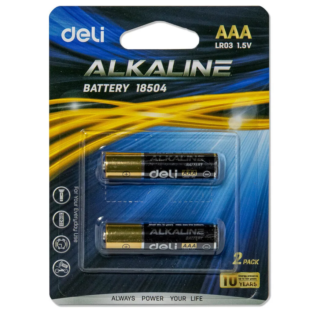Батарейка LR-03 (ААА) Deli , блистер, цена 1 шт