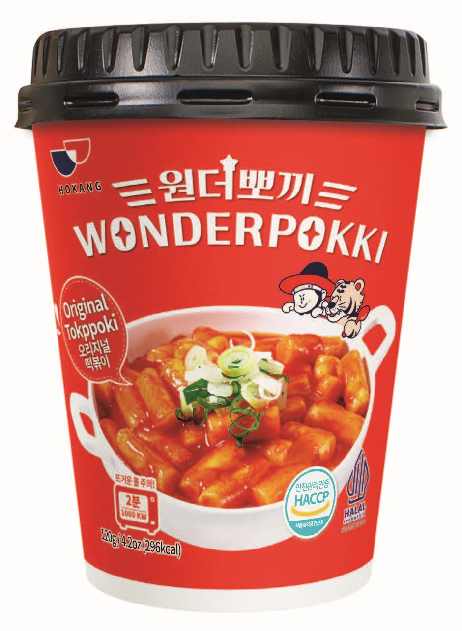 Токппоки быстрого приготовления: "Wonderpokki Original Cup"  120гр./стакан