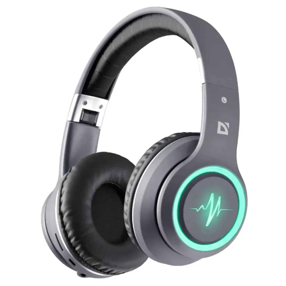 Наушники с микрофоном беспроводные Defender FreeMotion B571, Bluetooth, складные, MicroSD, разъем Type-C, черный