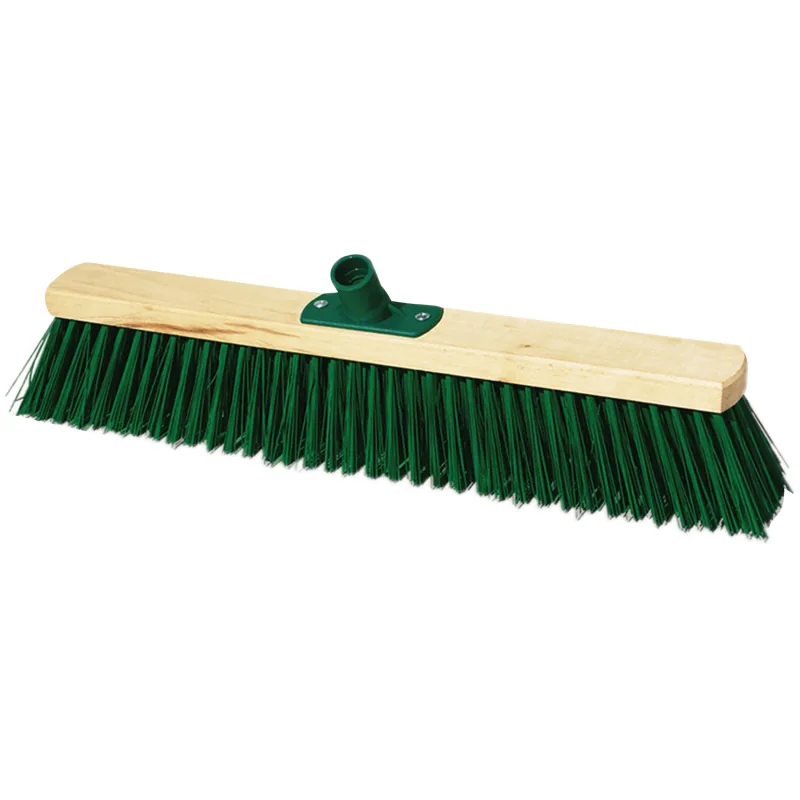 Щетка для уборки OfficeClean Профессиональная, техническая, 50см, жесткая щетина 5,5 см, деревянная, еврорезьба
