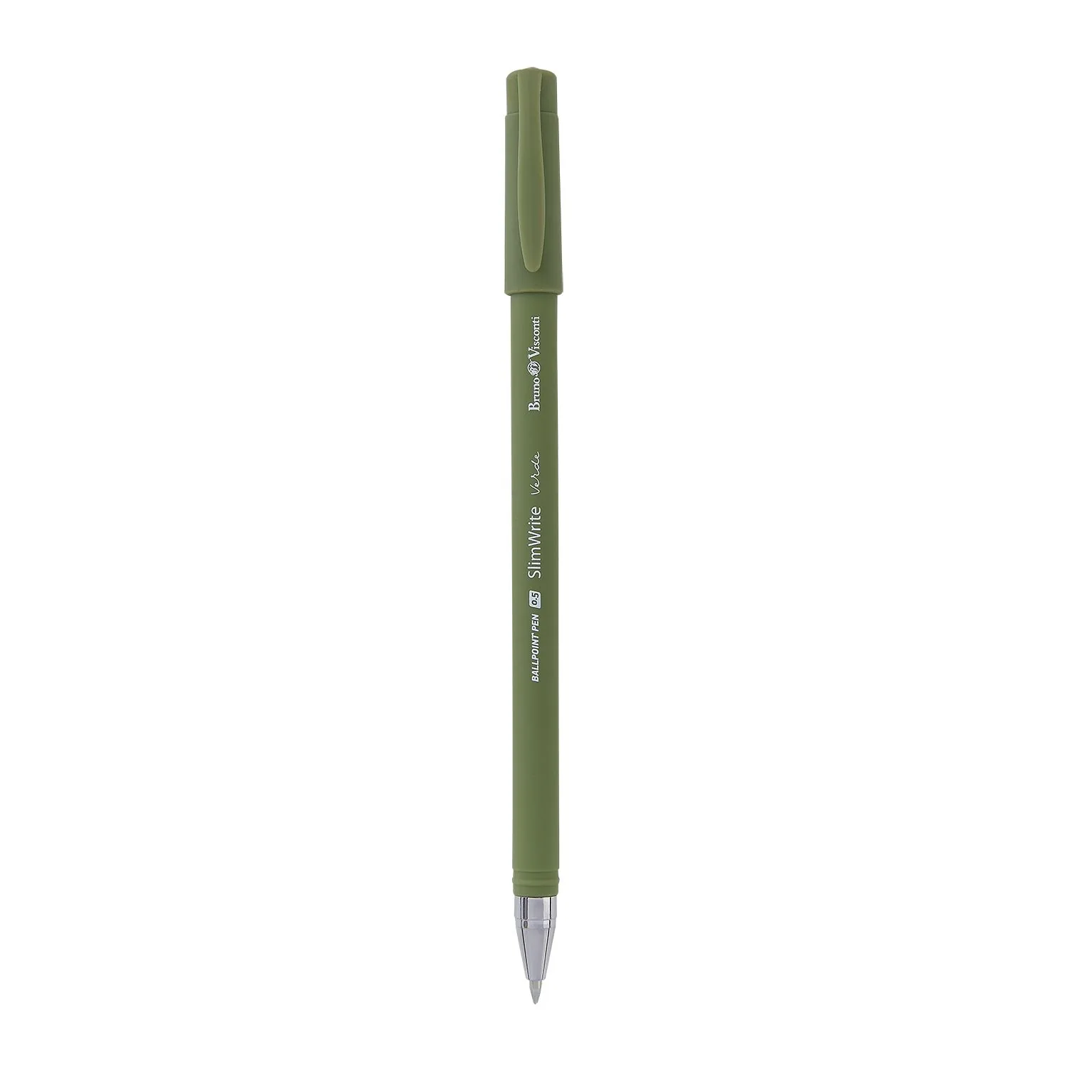 Ручка шар. BV "SlimWrite. Verde" 0,5мм, синяя