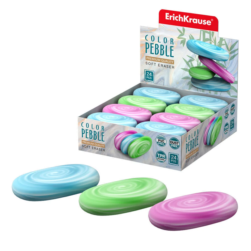 Ластик ЕК "Color Pebble" ассорти