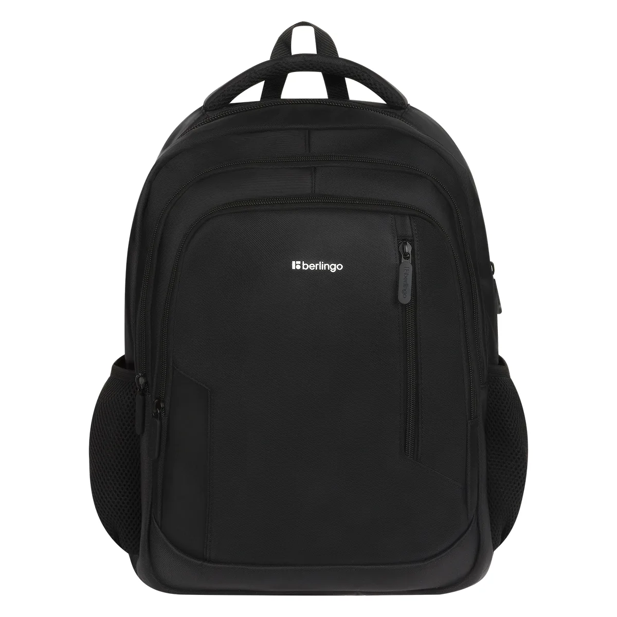 Рюкзак Berlingo City "Comfort black" 42*29*17см, 3 отделения, 3 кармана, отделение для ноутбука, эргономическая спинка