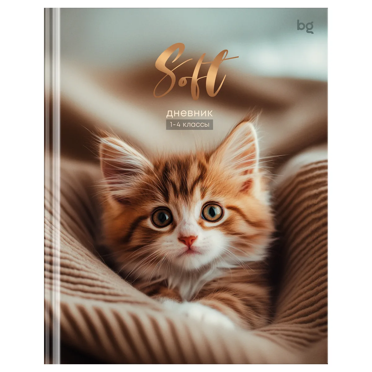 Дневник 1-4 кл., 48л., (твердый) BG "Мягкий", матовая ламинация