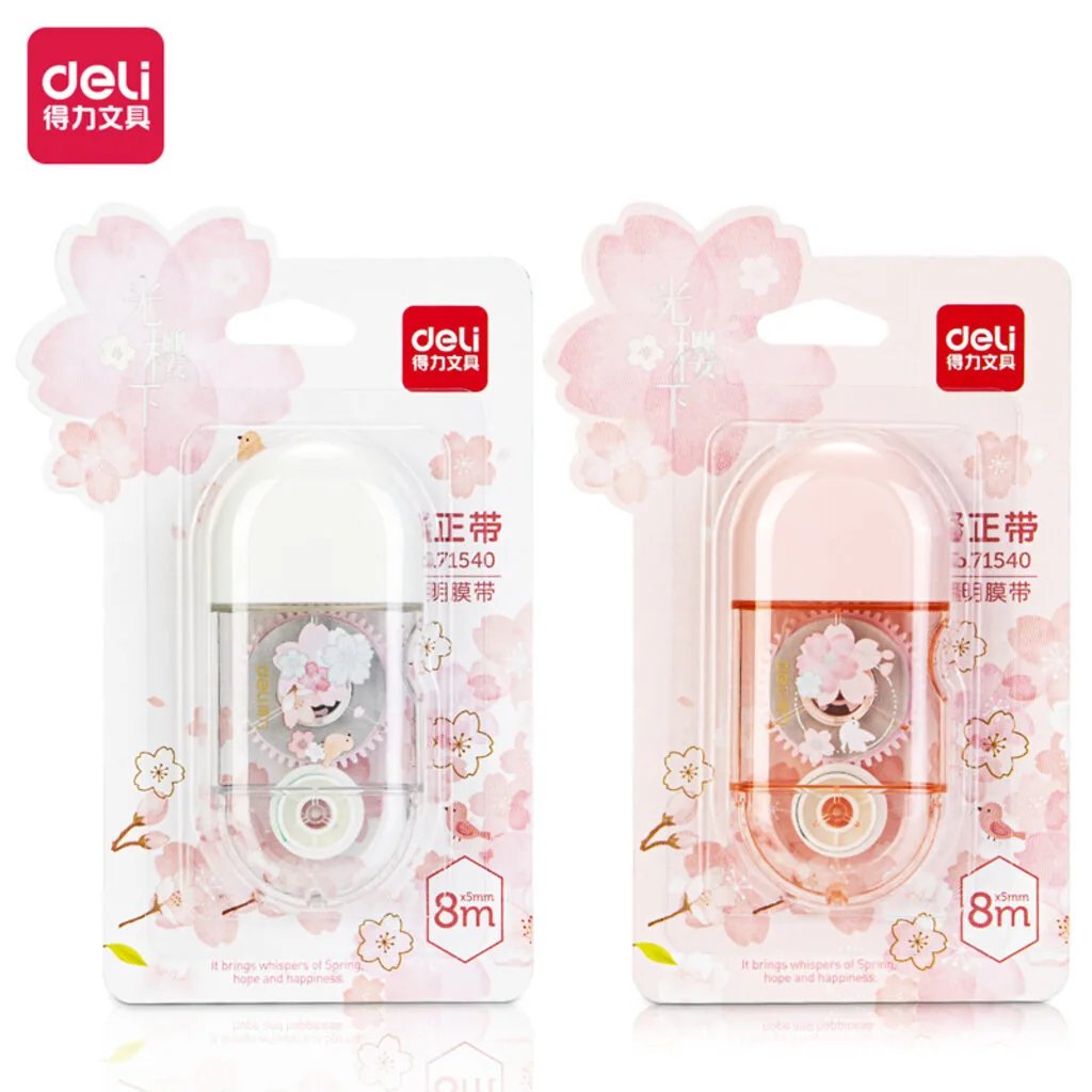 Корректирующая лента Deli 5мм*8м, ассорти