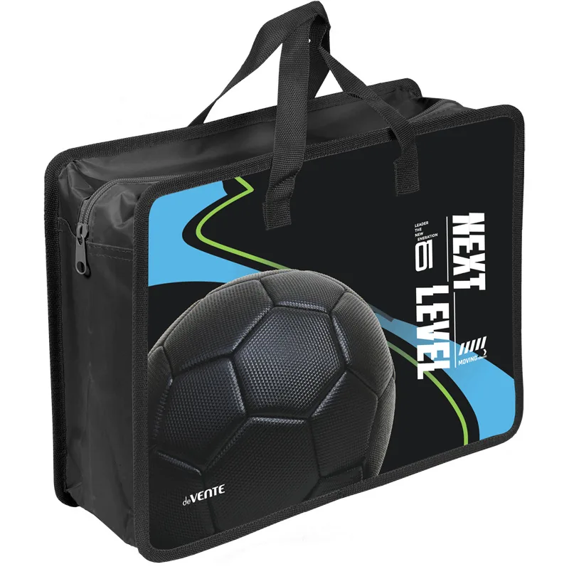 Папка А4 (335*260*100) с ручками, молния, пластик" Next Level Football"