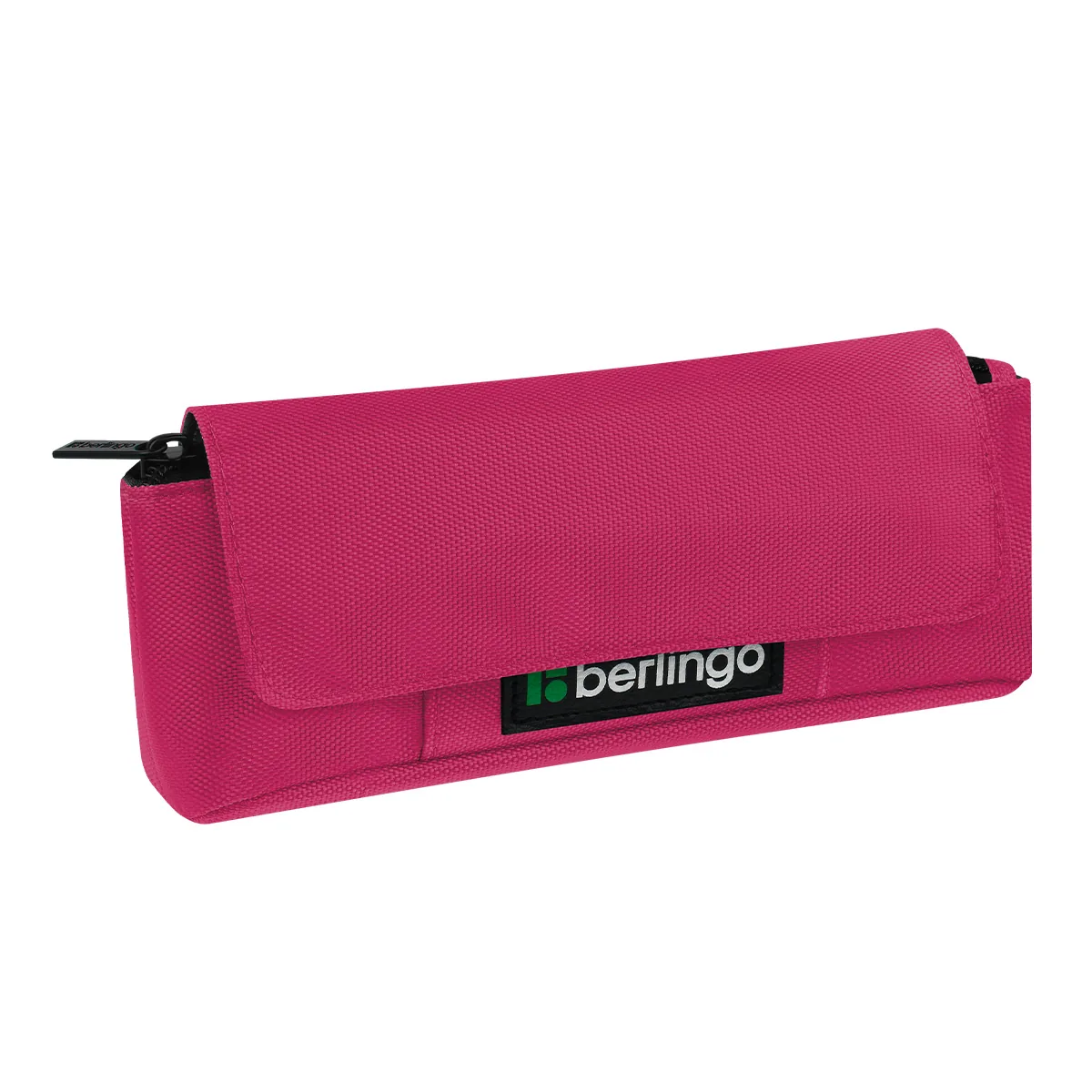 Пенал мягкий 1 отделение, 215*90*45 мм, Berlingo "Pink focus", полиэстер, внутренний органайзер, магнит