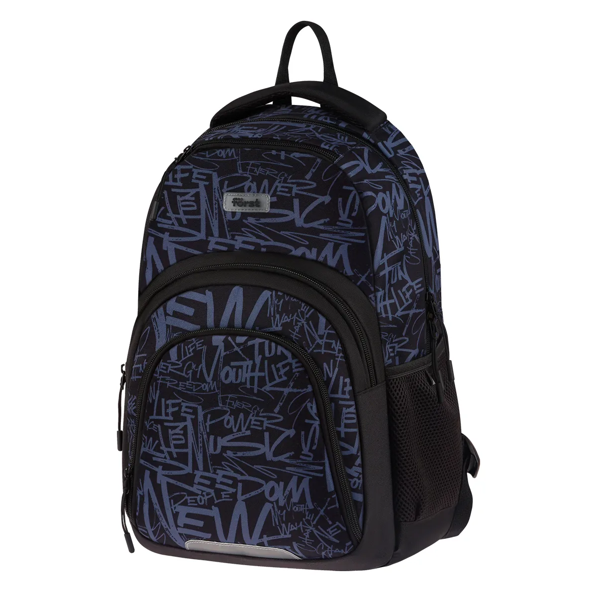Рюкзак Först F-Line "Free people" 42*27*16см, 1 отделение, 5 карманов, уплотненная спинка