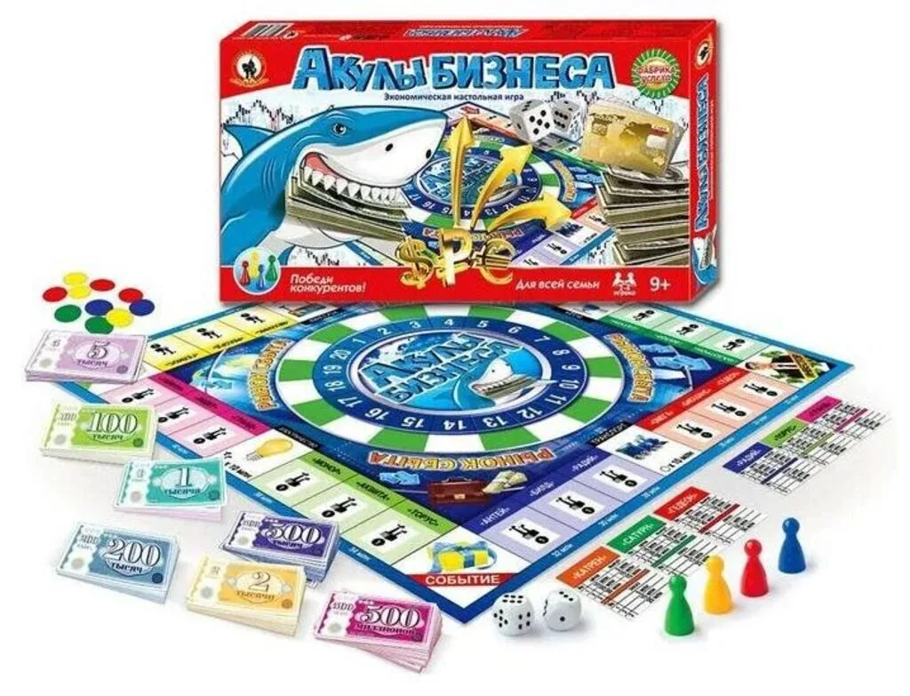 Игра настольная экономическая "Акулы бизнеса" 8+