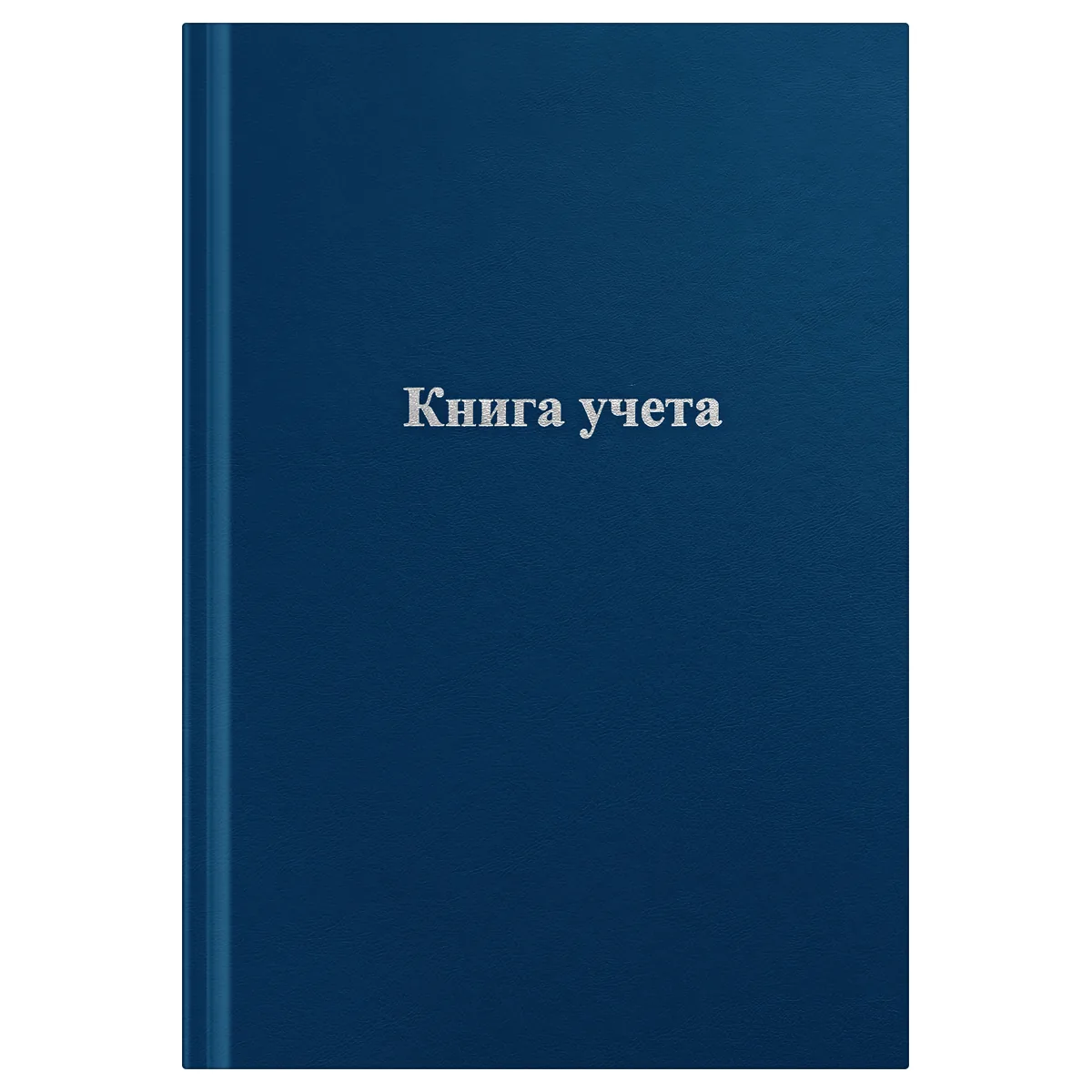 Книга учета OfficeSpace, А4, 144л., пустографка, 200*290мм, бумвинил, синий, блок офсетный