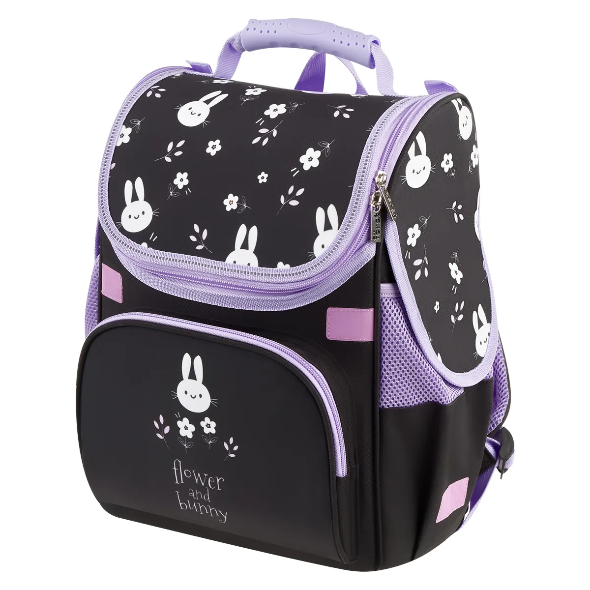 Ранец Först Junior "Bunny" 37*28*21см, 1 отделение, 3 кармана, анатомическая спинка